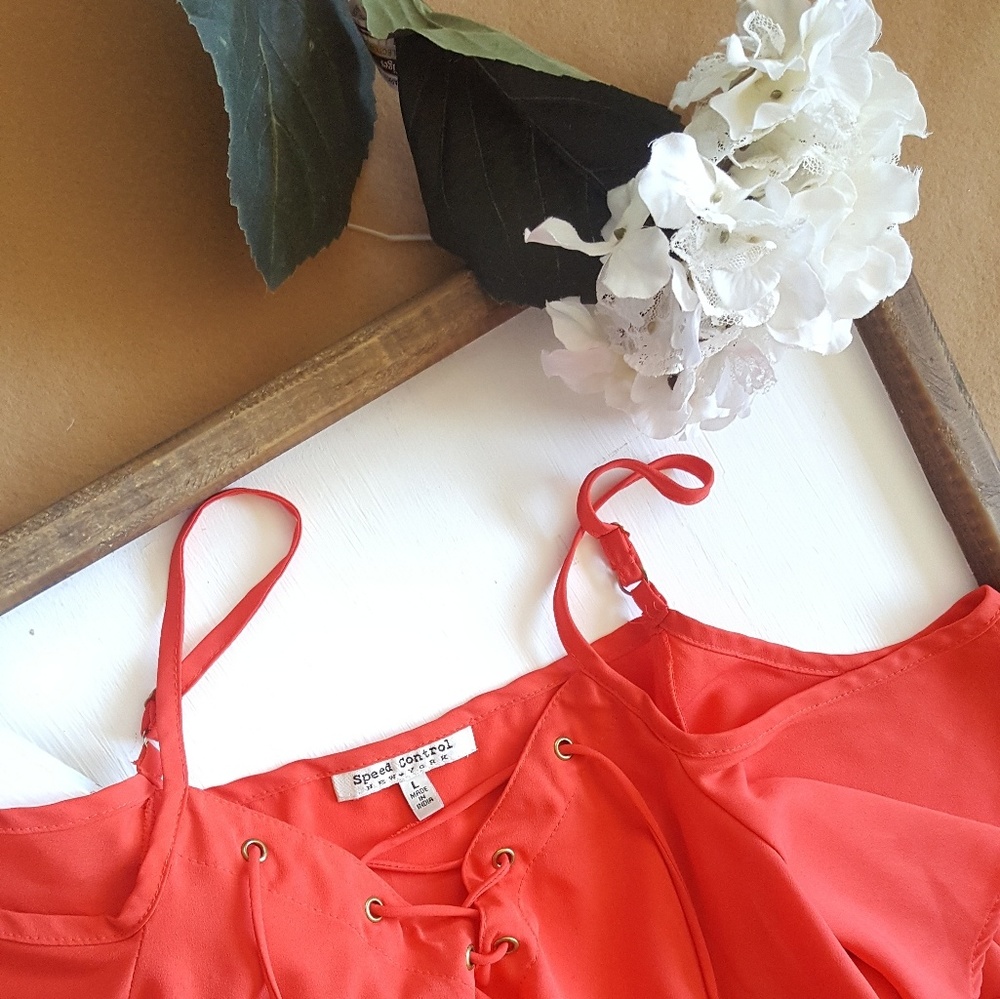 🌺Bright Red off the shoulder dress - Picture 5 of 6